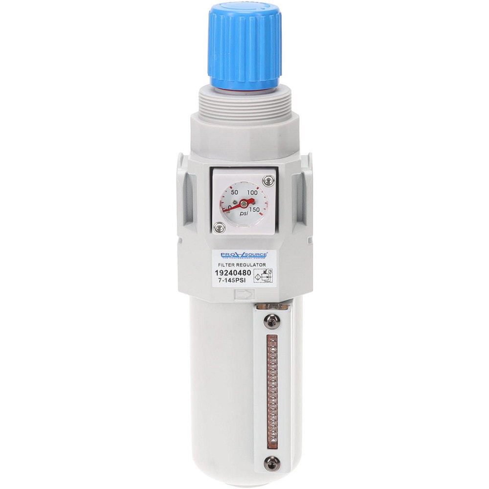 PRO-SOURCE NUFR-04NAL FRL Combination Unit: 1/2 NPT, Standard with Pressure Gauge Image