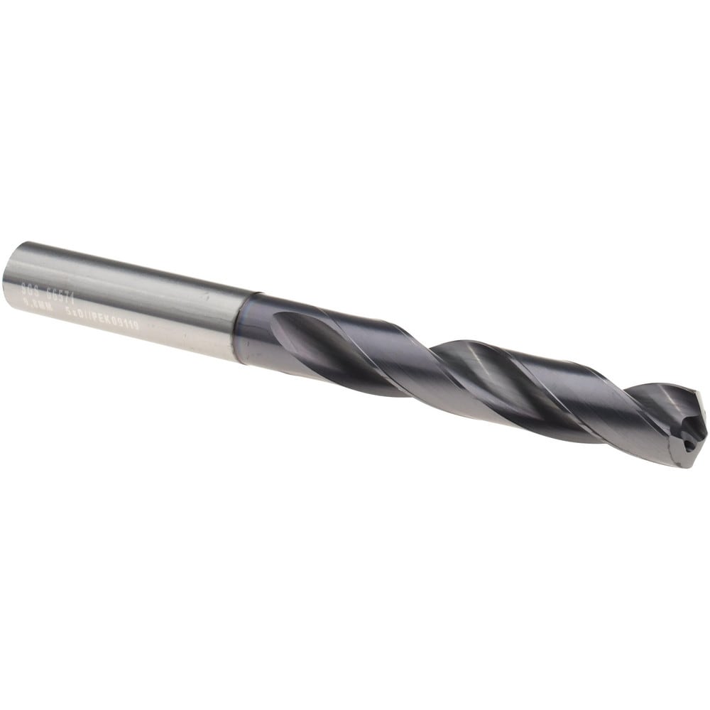 Sgs - Jobber Drill: 9.80 Mm Dia, 135 Deg Point, Solid Carbide 