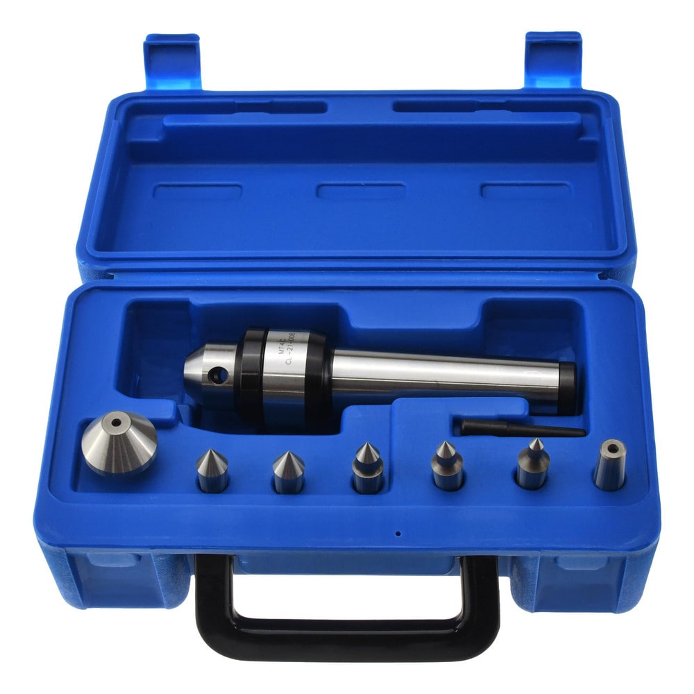 Live Center & Point Sets; Set Type: Live Center & Point Set; Shank Type: Morse Taper; Maximum Workpiece Weight (Lb.): 1500 lb; Point Style: Standard; Point Diameter (Decimal): 1.2344; Point Length (Inch): 1-17/64 in; Taper Size: MT4; Maximum Rpm: 1800 RPM