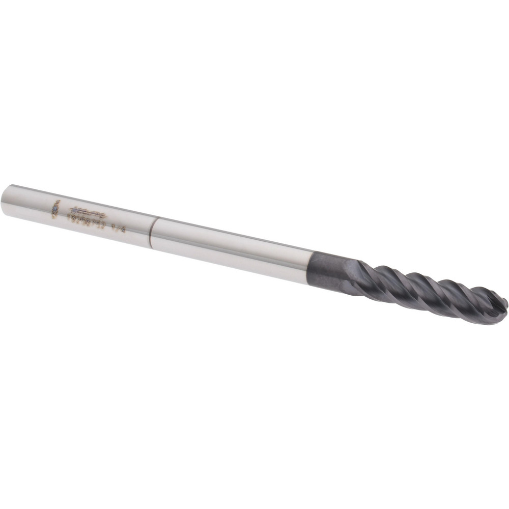 Accupro - Ball End Mill: 1/4