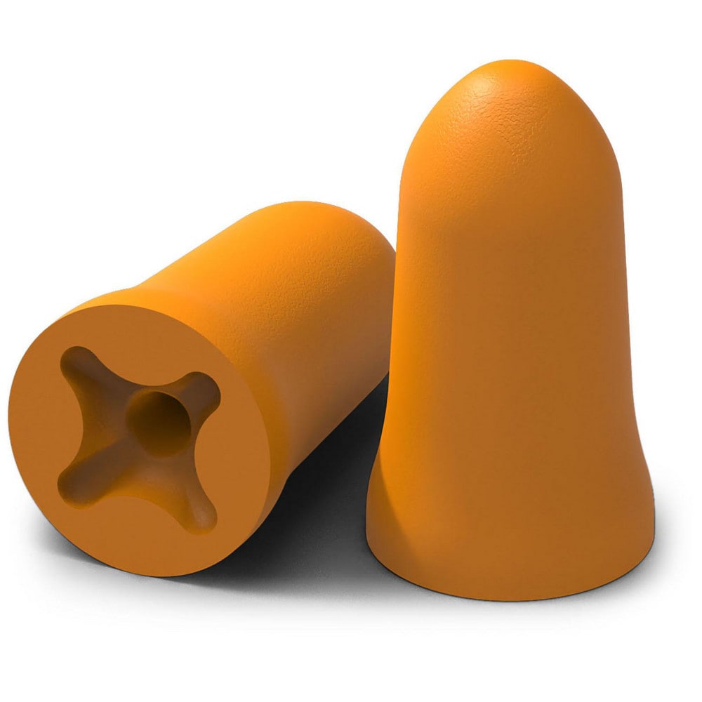 Earplugs: 30 dB, Polyurethane, Taper End, Roll Down, Uncorded