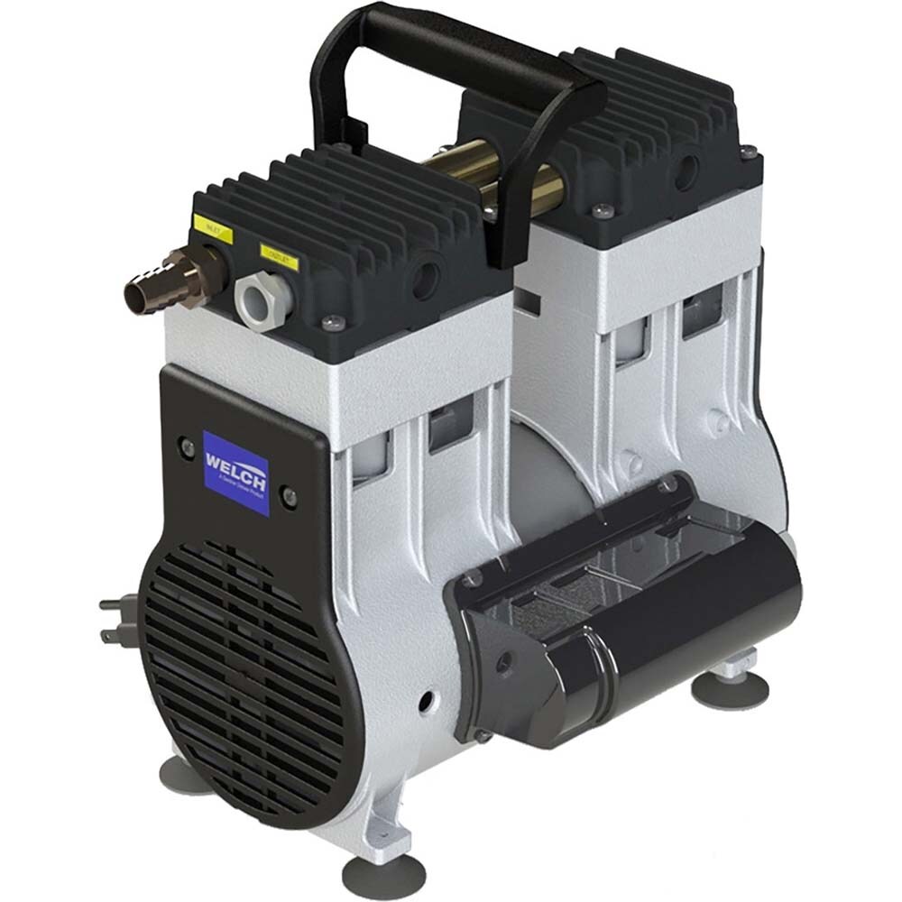 Piston-Type Vacuum Pumps; Cubic Feet per Minute: 2.30 ; Voltage: 115V ; Height (Inch): 10 ; Length (Inch): 15