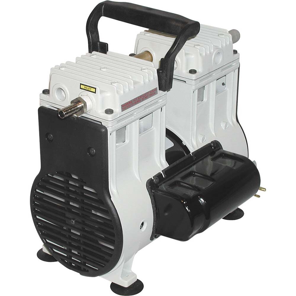 Piston-Type Vacuum Pumps; Cubic Feet per Minute: 3.50 ; Voltage: 230V ; Height (Inch): 9.5 ; Length (Inch): 11.7