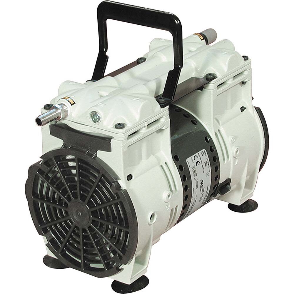 Piston-Type Vacuum Pumps; Cubic Feet per Minute: 2.30 ; Voltage: 230V ; Height (Inch): 9.5 ; Length (Inch): 11.7