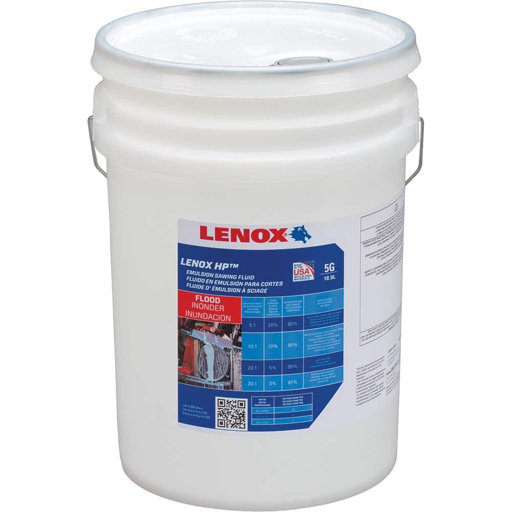 Lenox LXBSHP5G Metalworking Fluid: 5 gal Pail 