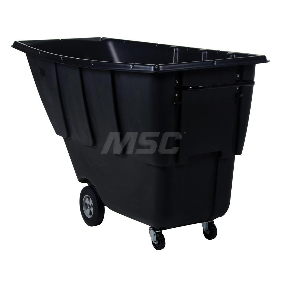 Vestil Plastic Basket Truck 1 cu yd, 1,250 lb Capacity, 43" High, 32
