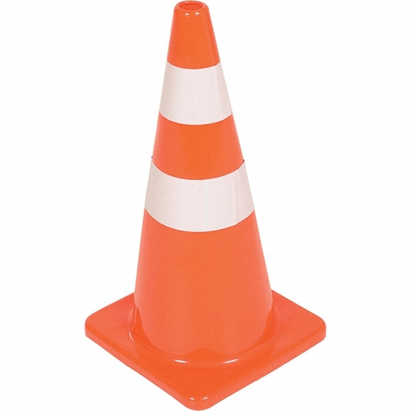 Xpose Safety - Collapsible Cone: Plastic, Orange - 13064985 - MSC