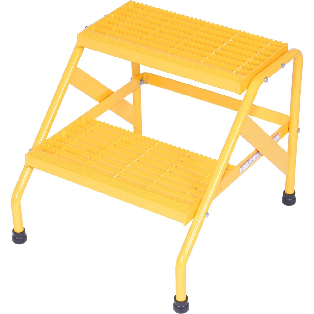 2-Step Aluminum Step Ladder: 20" High