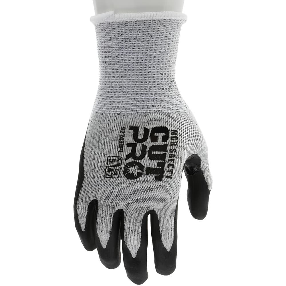Hesroicy 1Pair Cut Resistant Gloves Anti-slip Fine Workmanship High  Strength Food Grade Material Anti-Puncture Arm Gloves for Industry