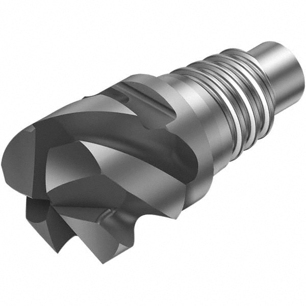 Corner Radius End Mill Head: 1/2" Dia, 4 Flutes