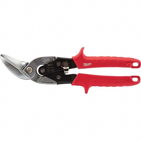 Milwaukee Tool 48-22-4512 Aviation Snips: 10" OAL, 5" LOC, Steel Blades Image