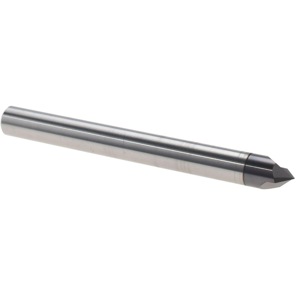 Harvey Tool Chamfer Mill 1/4" Dia, 2 Flutes, Solid Carbide MSC