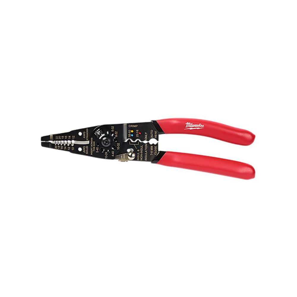 Wire Stripper: 10 AWG to 22 AWG Max Capacity