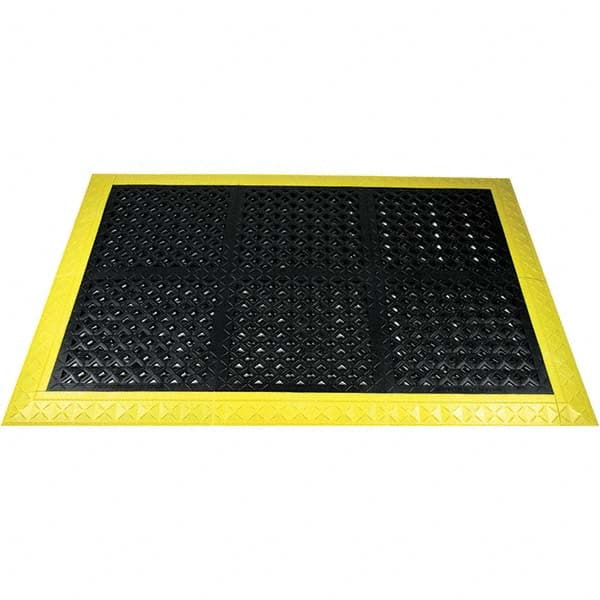 Een hekel hebben aan shit nevel Ergo Advantage - Anti-Fatigue Modular Tile Mat: Dry Environment, 3" Length,  44" Wide, 1" Thick, Beveled Edge, Black & Yellow - 18962415 - MSC  Industrial Supply