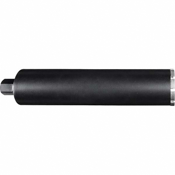 2-1/2" Diam, Diamond-Coated Core Bit - 16" Max Drilling Depth