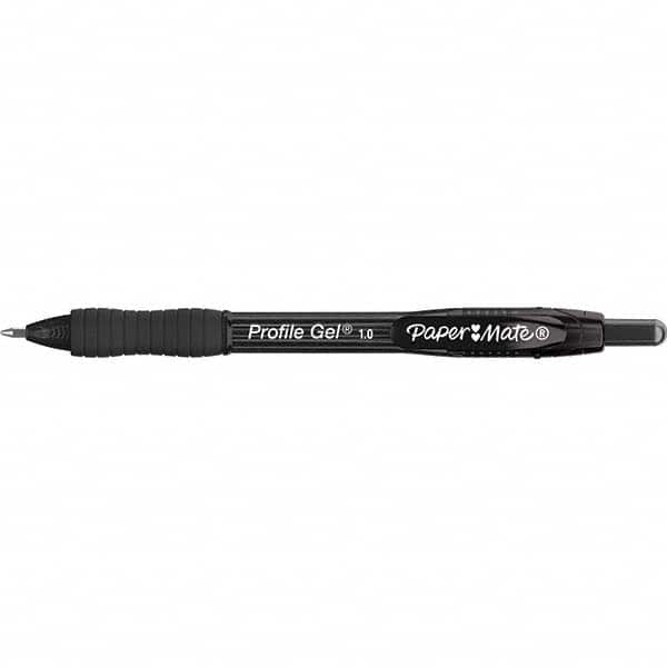 Paper Mate Profile Retractable Gel Pen, Bold 1 mm, Black Ink