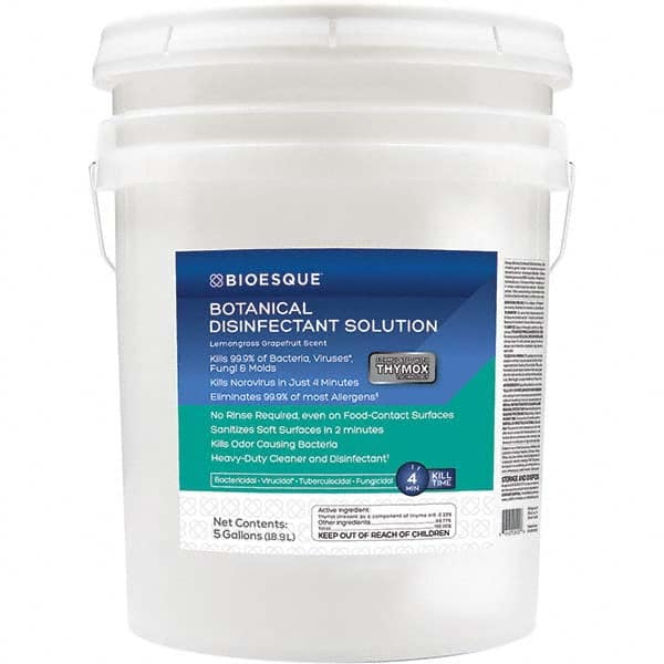 Bioesque Solutions BBDS5G All-Purpose Cleaner: 5 gal Pail, Disinfectant 