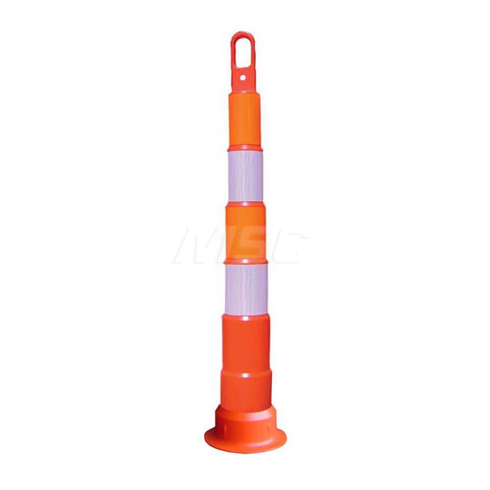 VizCon 46164-CHIP Rigid Cone: Polyethylene, 42" OAH, Orange 