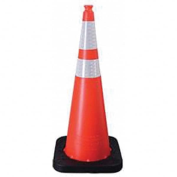 Rigid Cone: Polyethylene, 36" OAH, Fluorescent Orange
