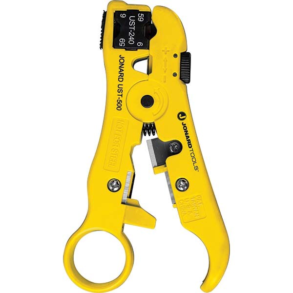 Wire Stripper: RG-59 & GR-6, RG-59 & RG-6 Max Capacity