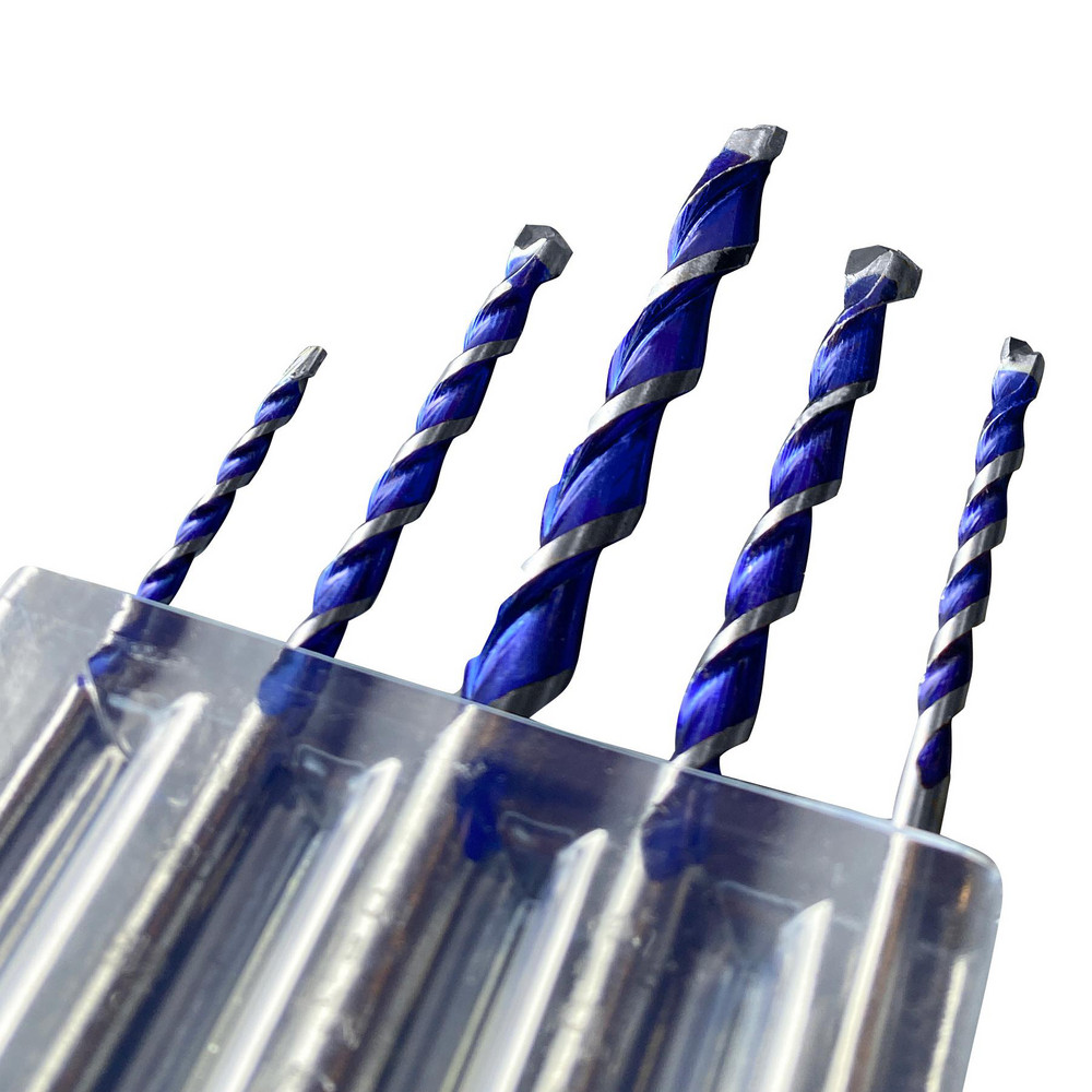 CleLine Drill Bit Set Maintenance Length Drill Bits, 5 Pc, 0.125
