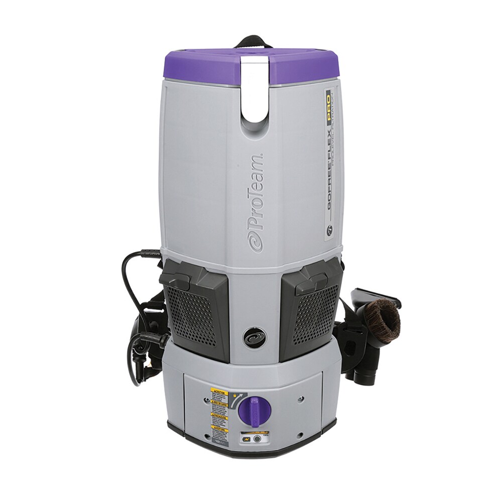 Introducing The Proteam Gofree Flex Pro Ii 12 Ah Cordless Backpack Vacuum With A New Motor;New Runtimes;And Lighter Weight High/Low Power Switch Enables User To Conserve Battery By Tackling Routine Cleaning On Low;Then Switch To High For Deep Cleaning Cle