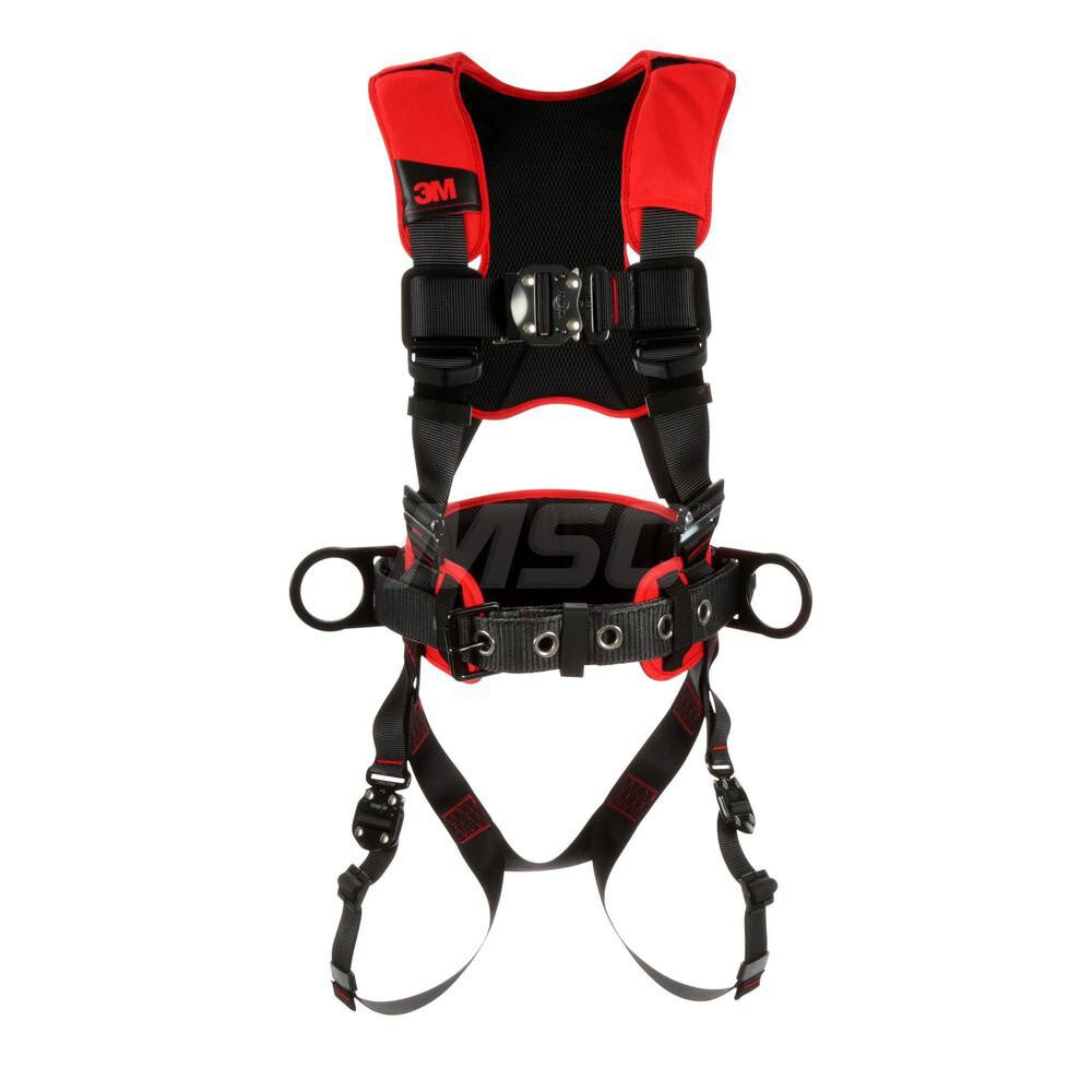 Fall Protection Harnesses: 420 Lb, Construction Style, Size Small, For Positioning, Polyester, Back & Side