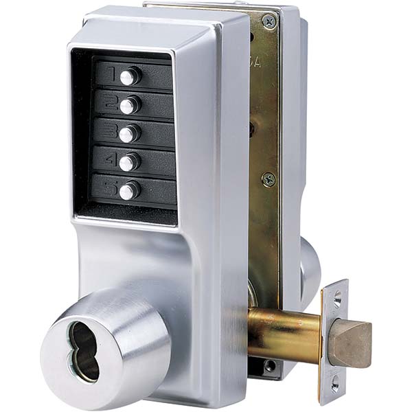 Simplex Lever Locksets; Type Pushbutton Lock; Door Thickness 13/4