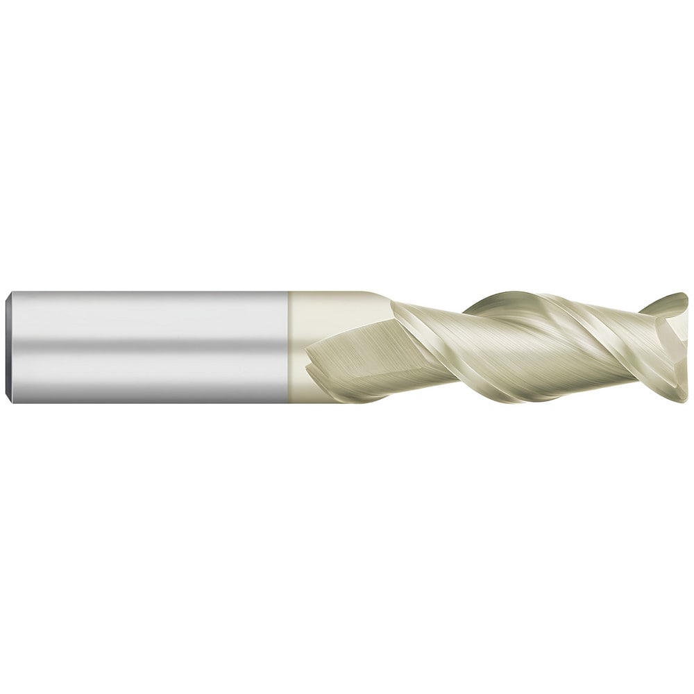 Corner Radius End Mill: 1/2" Dia, 5/8" LOC, 0.04" Radius, 2 Flutes, Solid Carbide