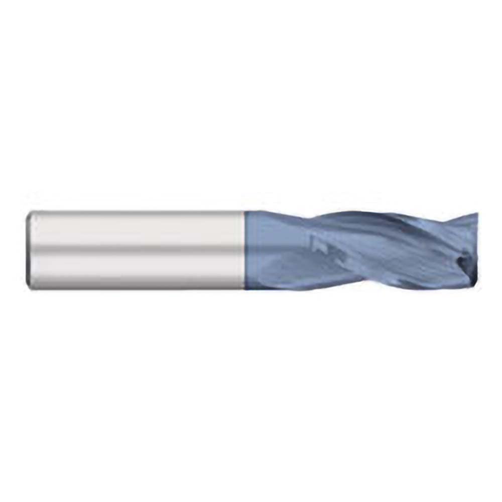 Titan USA TC99832 Square End Mill: 1/2 Dia, 1 LOC, 1/2 Shank Dia, 3 OAL, 3 Flutes, Solid Carbide 