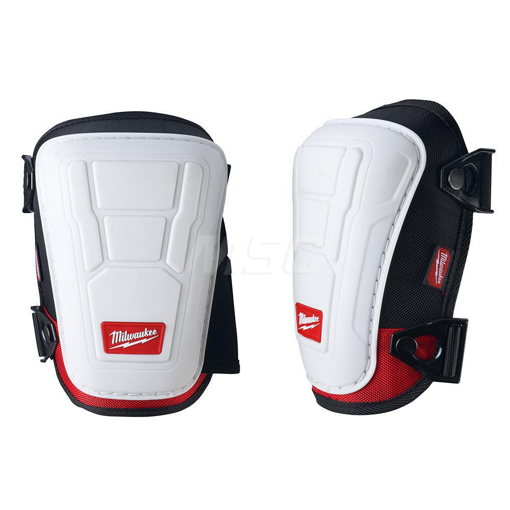 Knee Pad: 2 Strap, Plastic Cap, Buckle Closure, Universal