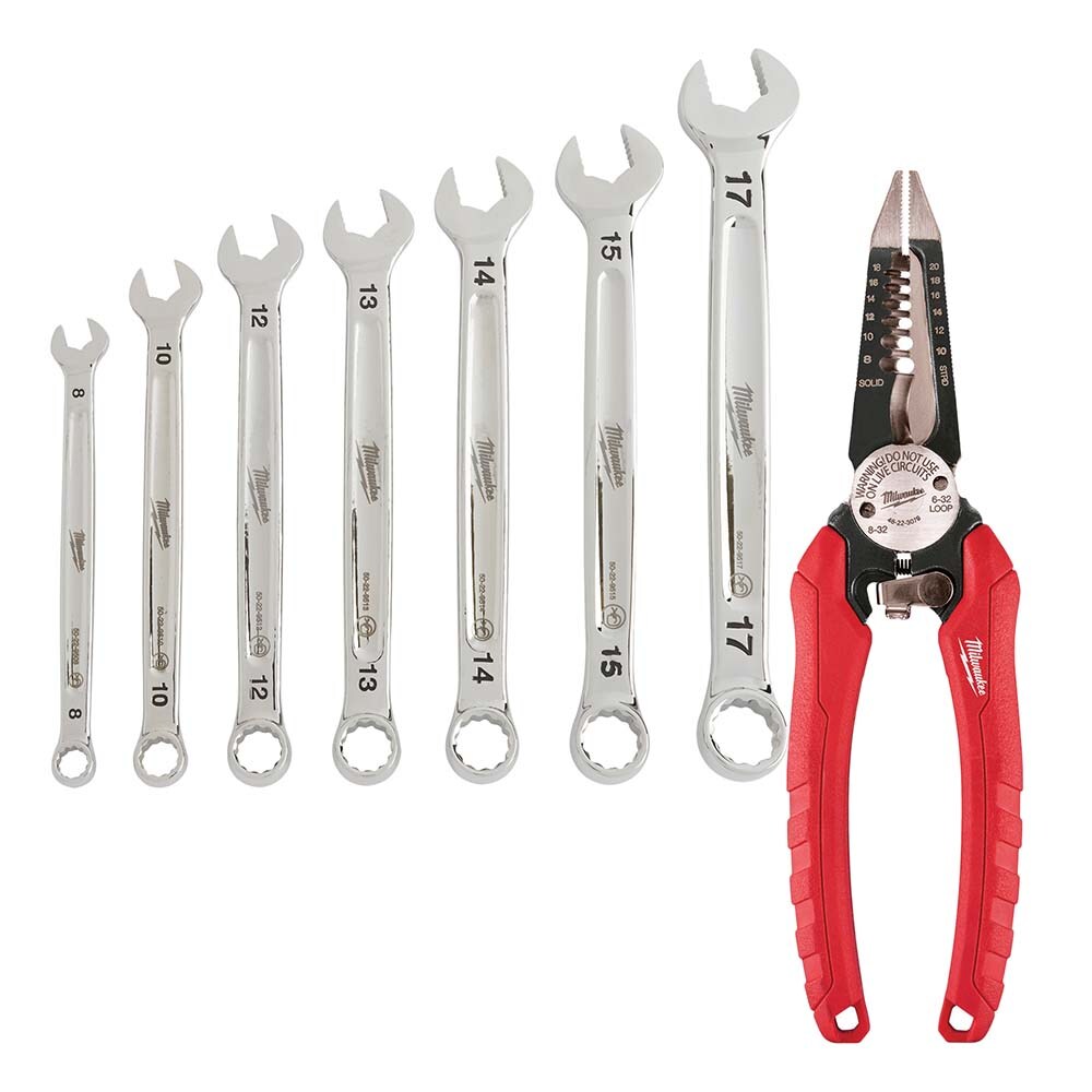 Wrench Set: 7 Pc, Metric