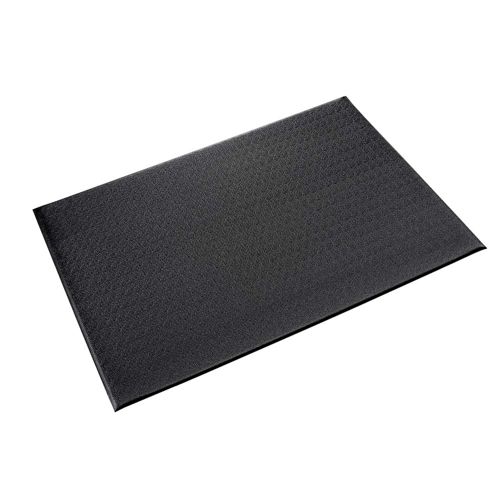 Anti-Fatigue Mat: 75' Long, 2' Wide, 9/16 Thick, Vinyl, Beveled Edges,  Heavy-Duty