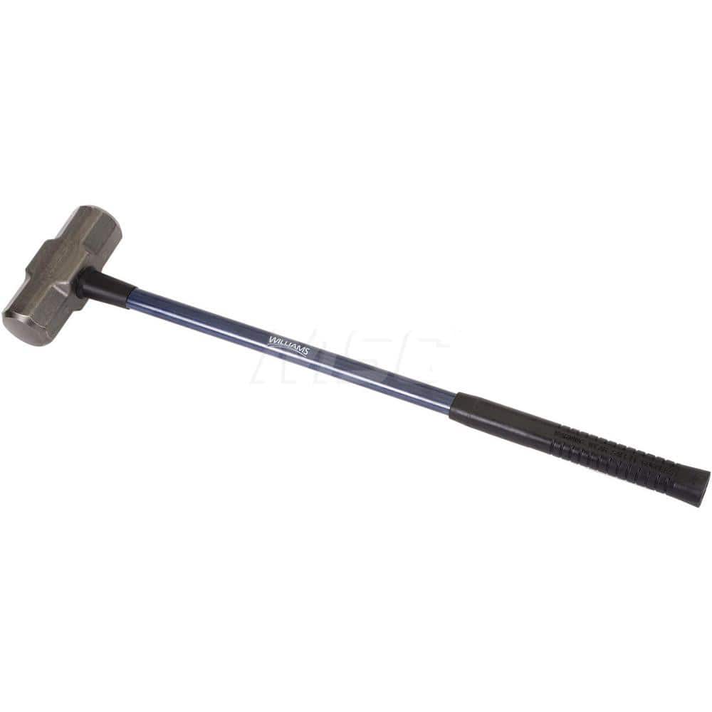 2lb Forged Steel Solid Brass Sledge Hammer Non Sparking Fiberglass