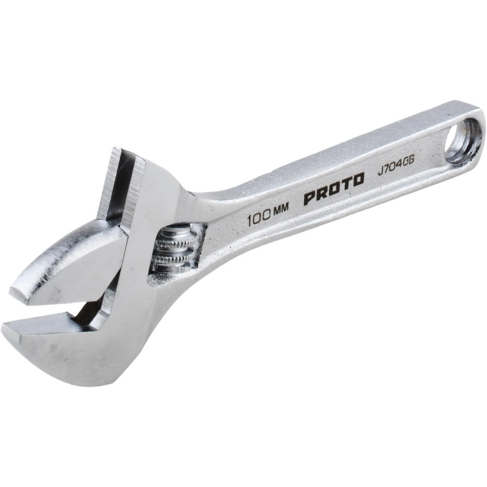Adjustable Wrench: 4" OAL, 1/2" Jaw Capacity