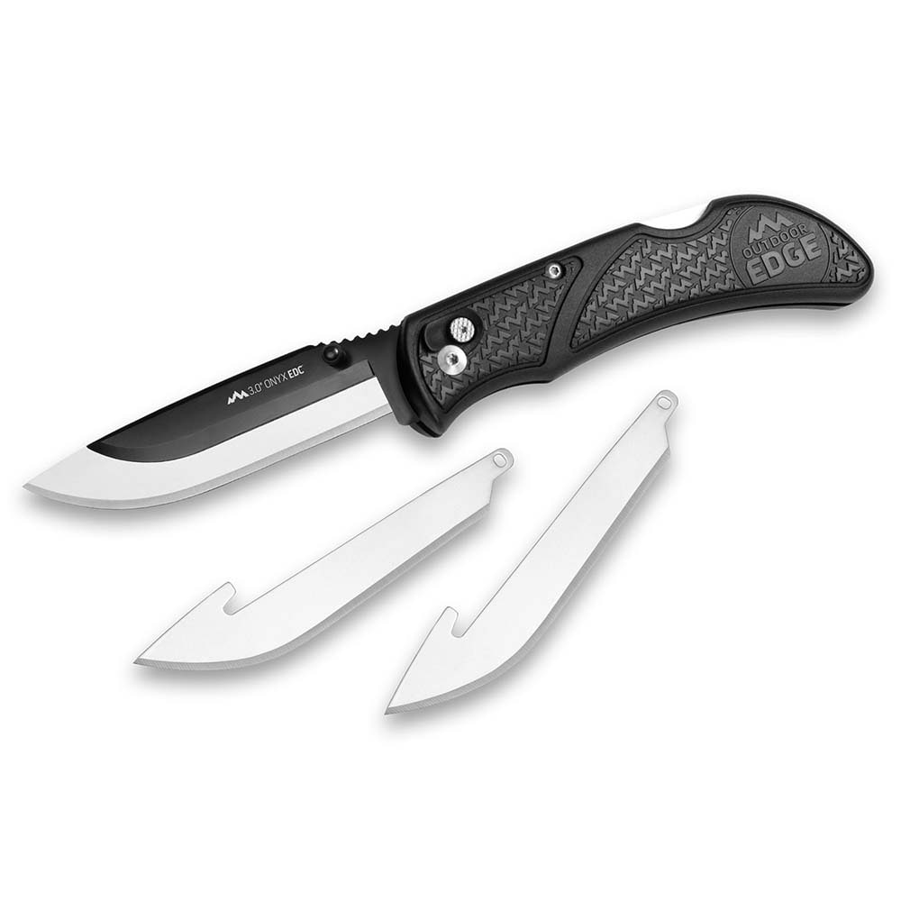 Outdoor Edge Pocket & Folding Knives; Edge Type Plain; Handle Material GlassReinforced