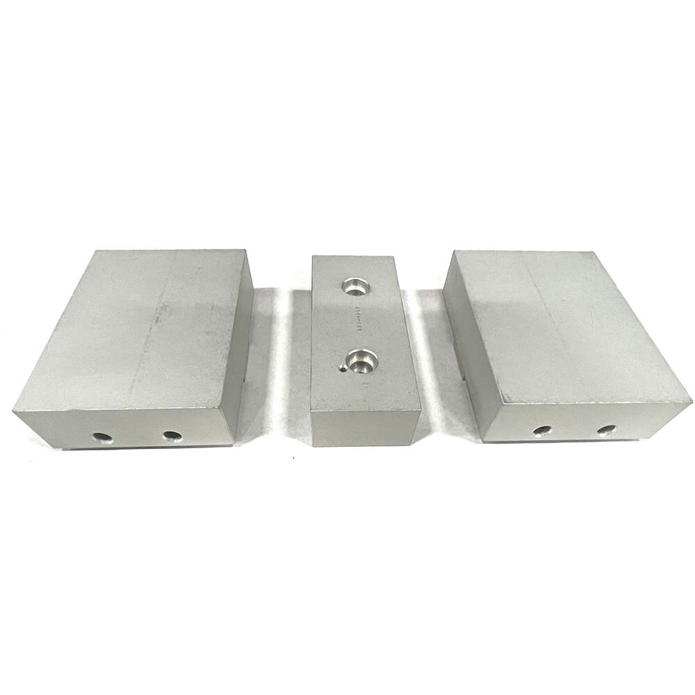 Vise Jaw Sets; Jaw Width (mm): 203.2 ; Jaw Width (Inch): 8 ; Set Type: Component Kit ; Material: Aluminum ; Vise Compatibility: 6" Vises ; Jaw Height (mm): 50.8