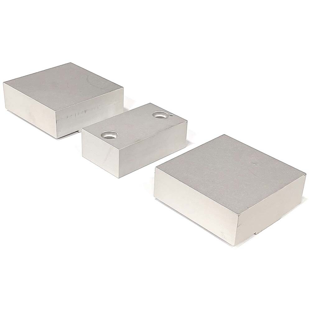 Vise Jaw Sets; Jaw Width (mm): 152.4 ; Jaw Width (Inch): 6 ; Set Type: Component Kit ; Material: Aluminum ; Vise Compatibility: 6" Vises ; Jaw Height (mm): 50.8