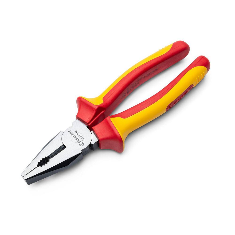 Pliers; Jaw Texture: Serrated ; Jaw Length: 1.65in ; Jaw Length (Decimal Inch): 1.6500 ; Jaw Width: 0.44in ; Jaw Width (Decimal Inch): 0.4400 ; Overall Length (Inch): 8