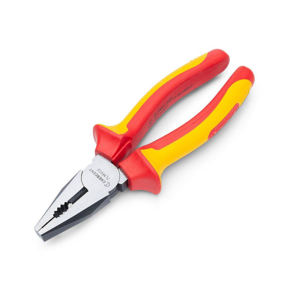 Pliers; Jaw Texture: Serrated ; Jaw Length: 1.56in ; Jaw Length (Decimal Inch): 1.5600 ; Jaw Width: 0.40in ; Jaw Width (Decimal Inch): 0.4000 ; Overall Length (Inch): 7