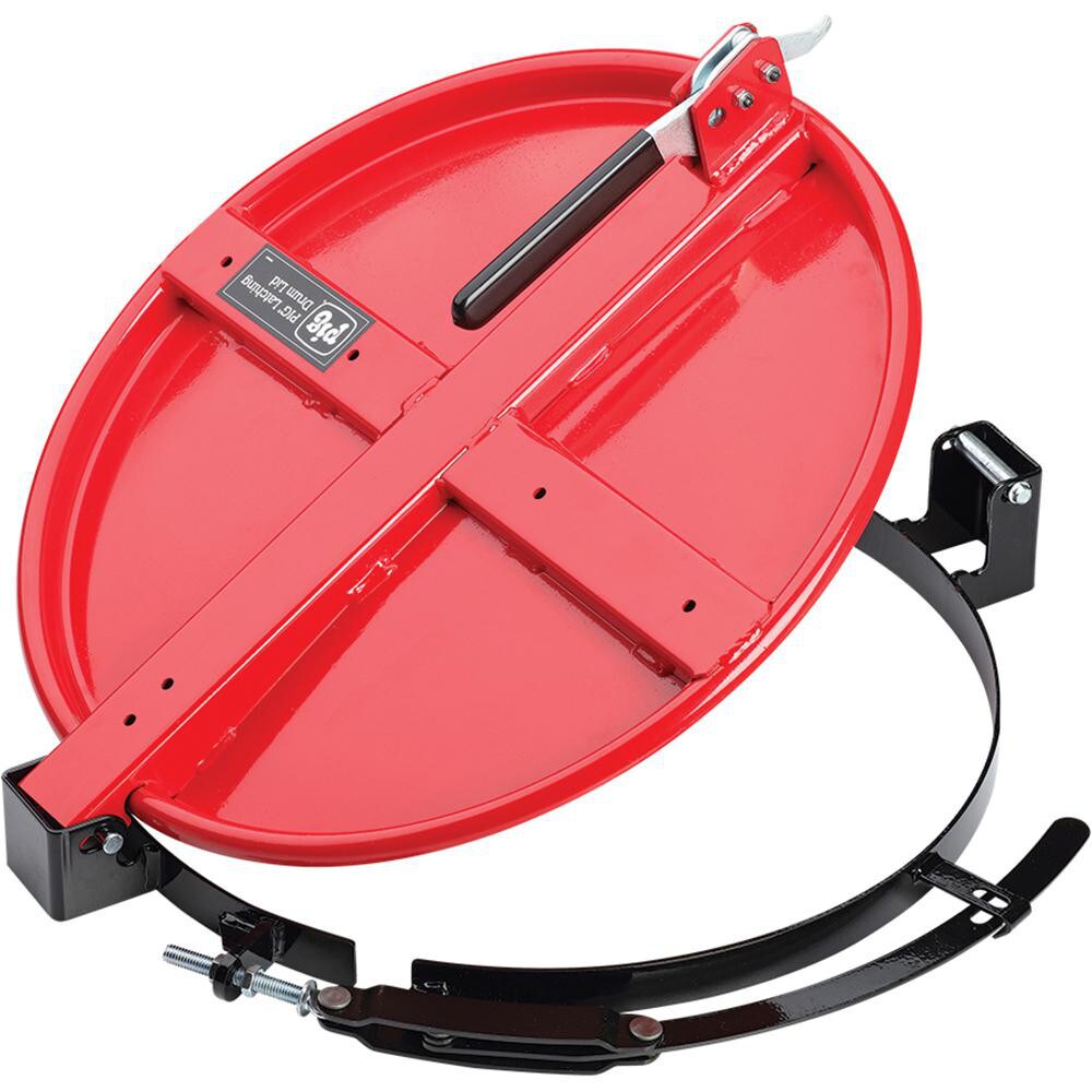 Drum Covers, Liners & Sheets; Compatible Drum Capacity (Gal): 20.00; 30.00 ; Type: Lid with Gasket ; Material: Steel ; Color: Red ; Closure Type: One-Hand Latch ; Anti-static: No