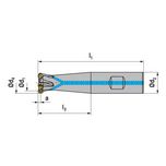 Ceratizit - Indexable Ball Nose End Mills; Milling Diameter: 1.2500 in ...