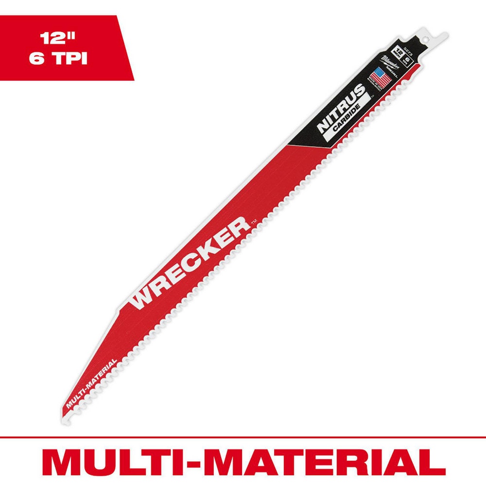 Milwaukee Tool 48-00-5273 Reciprocating Saw Blade: Solid Carbide Image