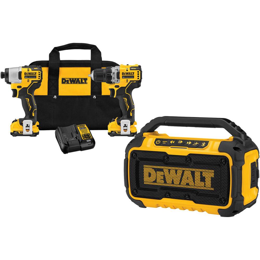 Cordless Tool Combination Kits; Kit Type: 1/4" Impact Driver; Brushless Compact Drill/Driver ; Voltage: 12.00 ; Batteries Included: Yes ; Battery Chemistry: Lithium-ion ; Battery Series: 12V MAX ; Battery Capacity: 2.0