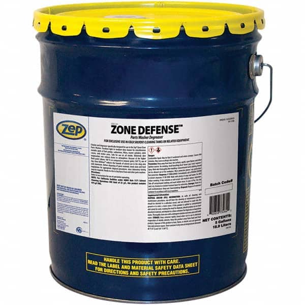 ZEP J32835 Parts Washing Solutions & Solvents; Solution Type: Solvent-Based; Container Type: Pail; Solution Form: Liquid; Removes: Tar; Soil; Color: Yellow; Flash Point: 61 0C; 140 0F; Container Size Range: 5 Gal. - 49.9 Gal.; Container Size (Gal.): 5.00; Applicatio 