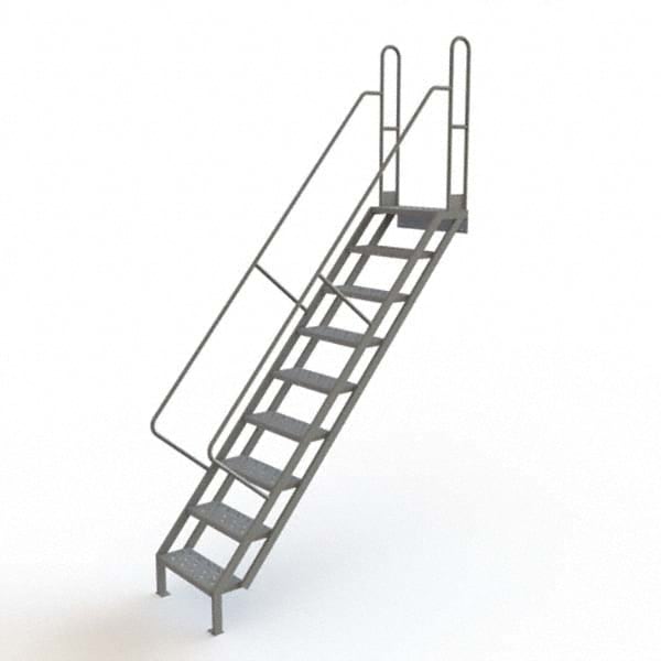 TRI-ARC - Steel Wall Mounted Ladder: 9 Steps | MSC Industrial Supply Co.