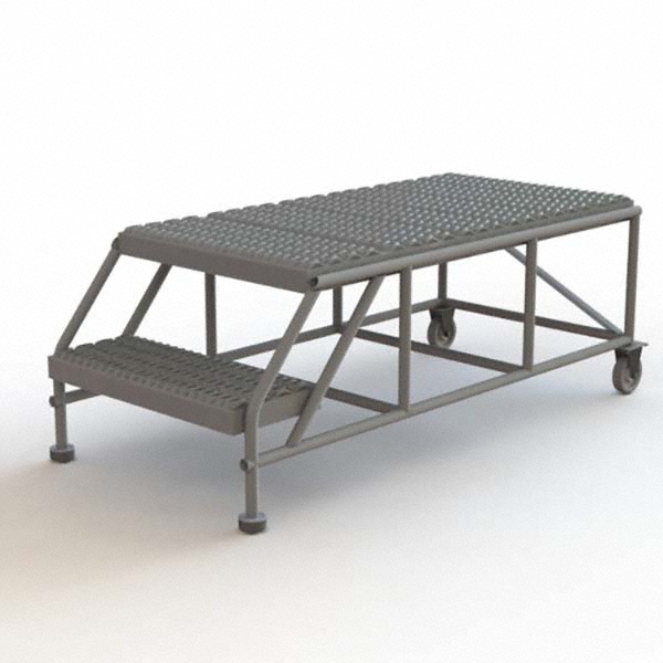 TRI-ARC - 2-Step Steel Work Platform: 800 lb Capacity, 24
