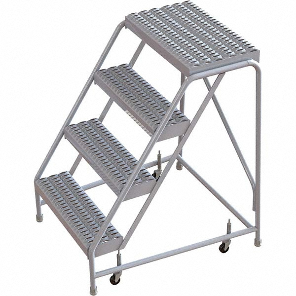 TRI-ARC - Aluminum Spring-Loaded Rolling Ladder: 40