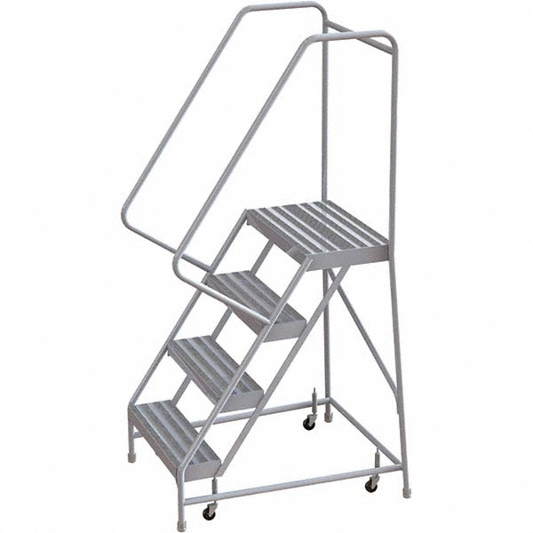 TRIARC Aluminum Rolling Ladder 4 Step MSC Industrial Supply Co.