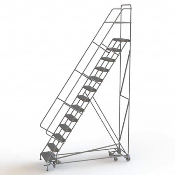 Steel Rolling Ladder: 13 Step